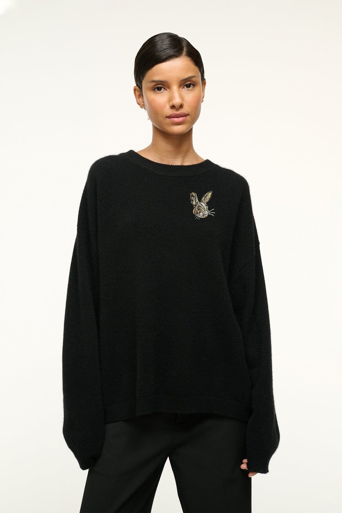 C.BONZ SERRANO CASHMERE SWEATER | BLACK
